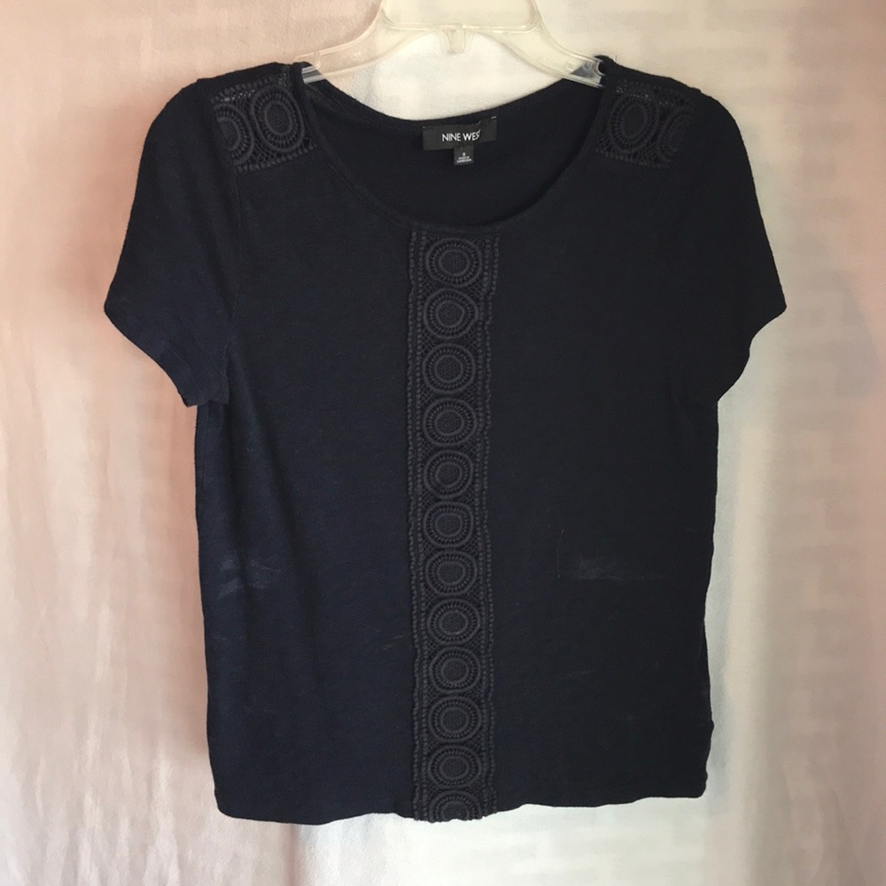 Navy Blue Nine West Top